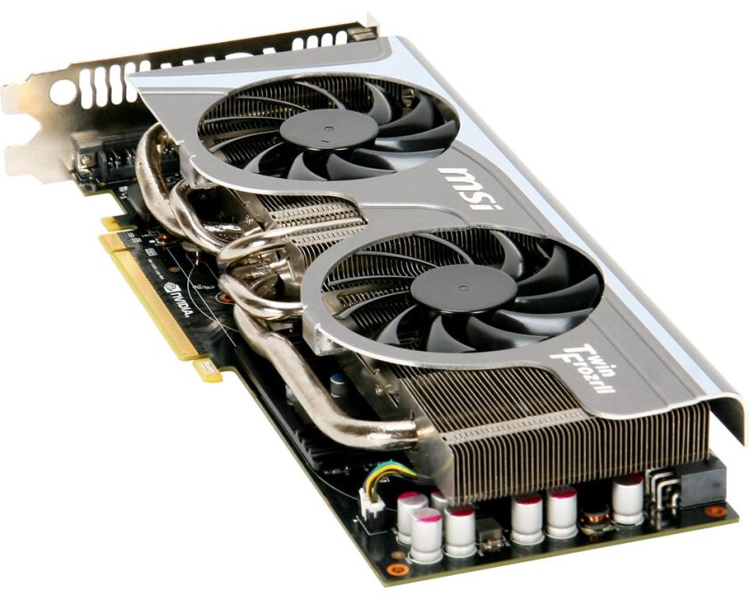 MSI's new low noise, low heat N480GTX Twin Frozr II graphics card
