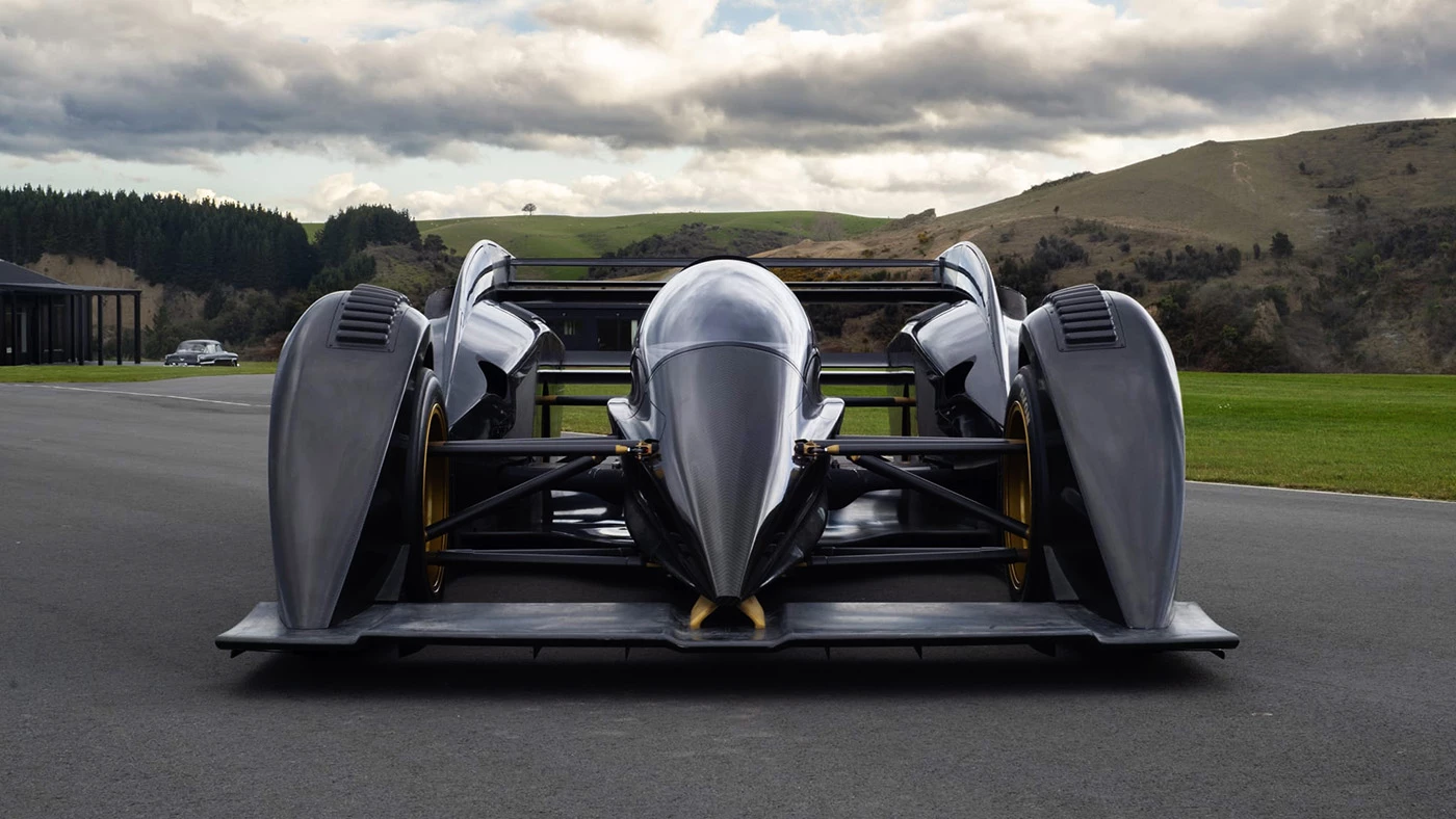 Rodin says the final FZERO will generate an incredible 8,820 lb of downforce