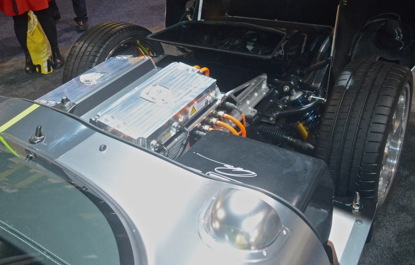 The Coupe is powered by two electric motors that combine for 500 hp and 1,000 lb-ft