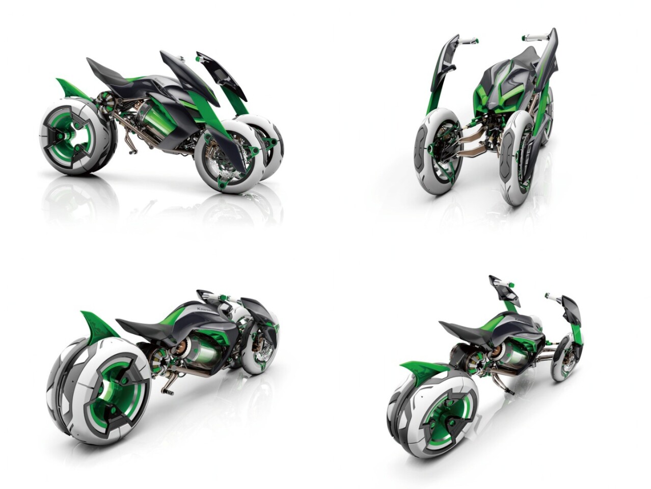 Kawasaki's outrageous J Concept from the 2013 Tokyo Motor Show