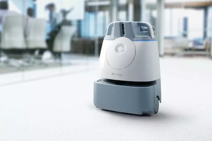 Including its battery, Whiz tips the scales at 77 lb (35 kg)