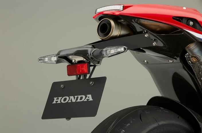 MotoGP for the street, license plate added