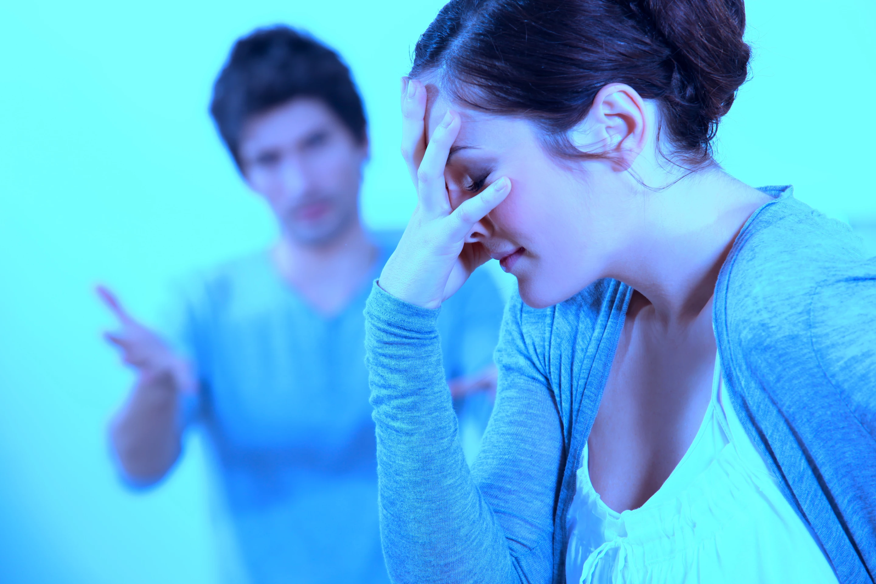 A new study indicates that blue light allows people to relax more quickly after argument-induced stress