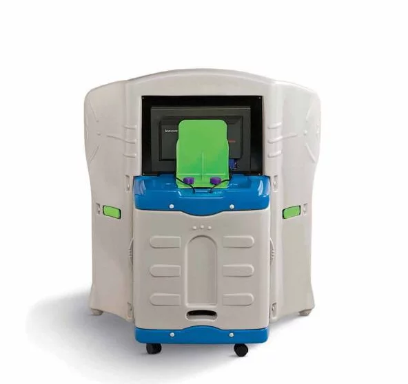 The rear of the unit