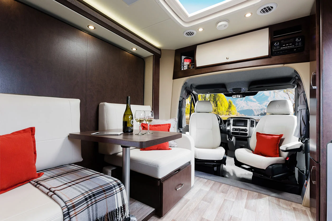 The Unity U24MB comes standard with the pictured Leisure Lounge
