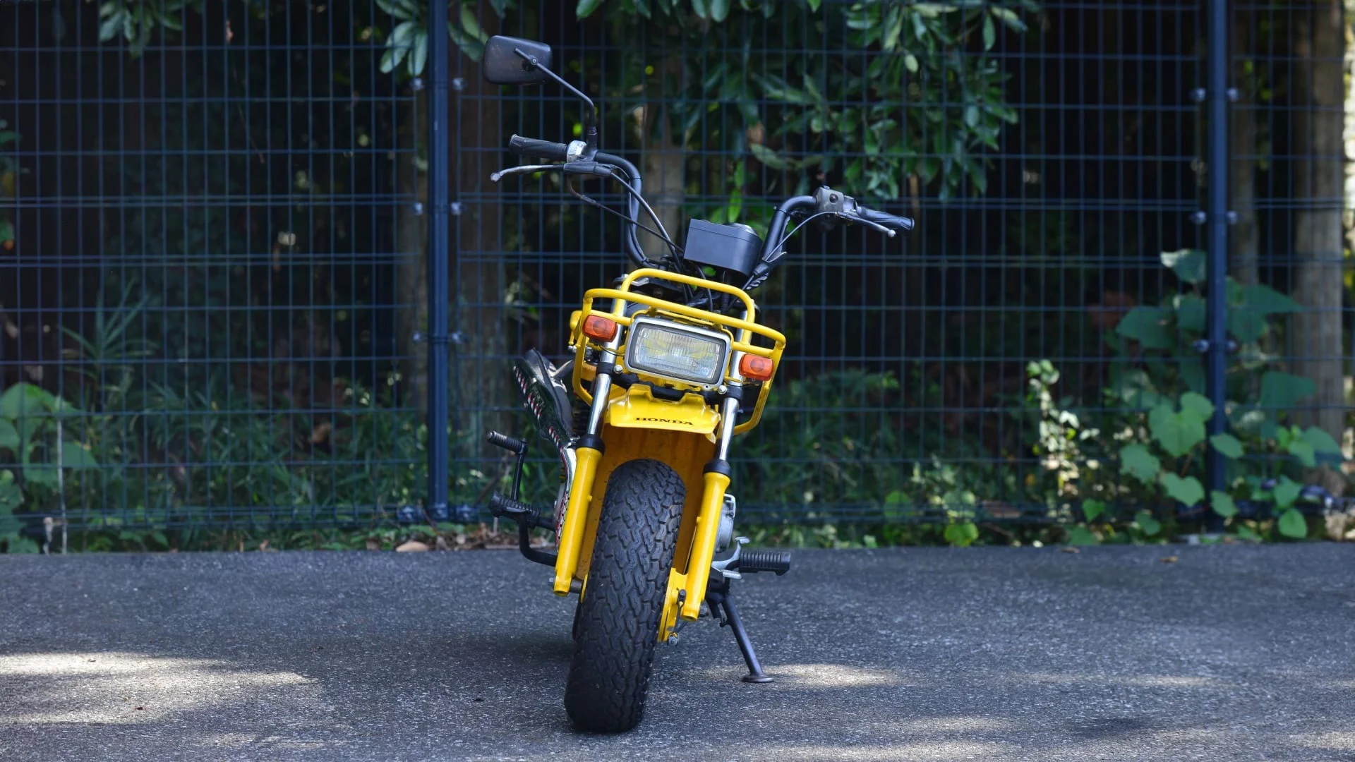 The Honda Motra features a 3-speed manual transmission with a high/low stage for on/off-road travel