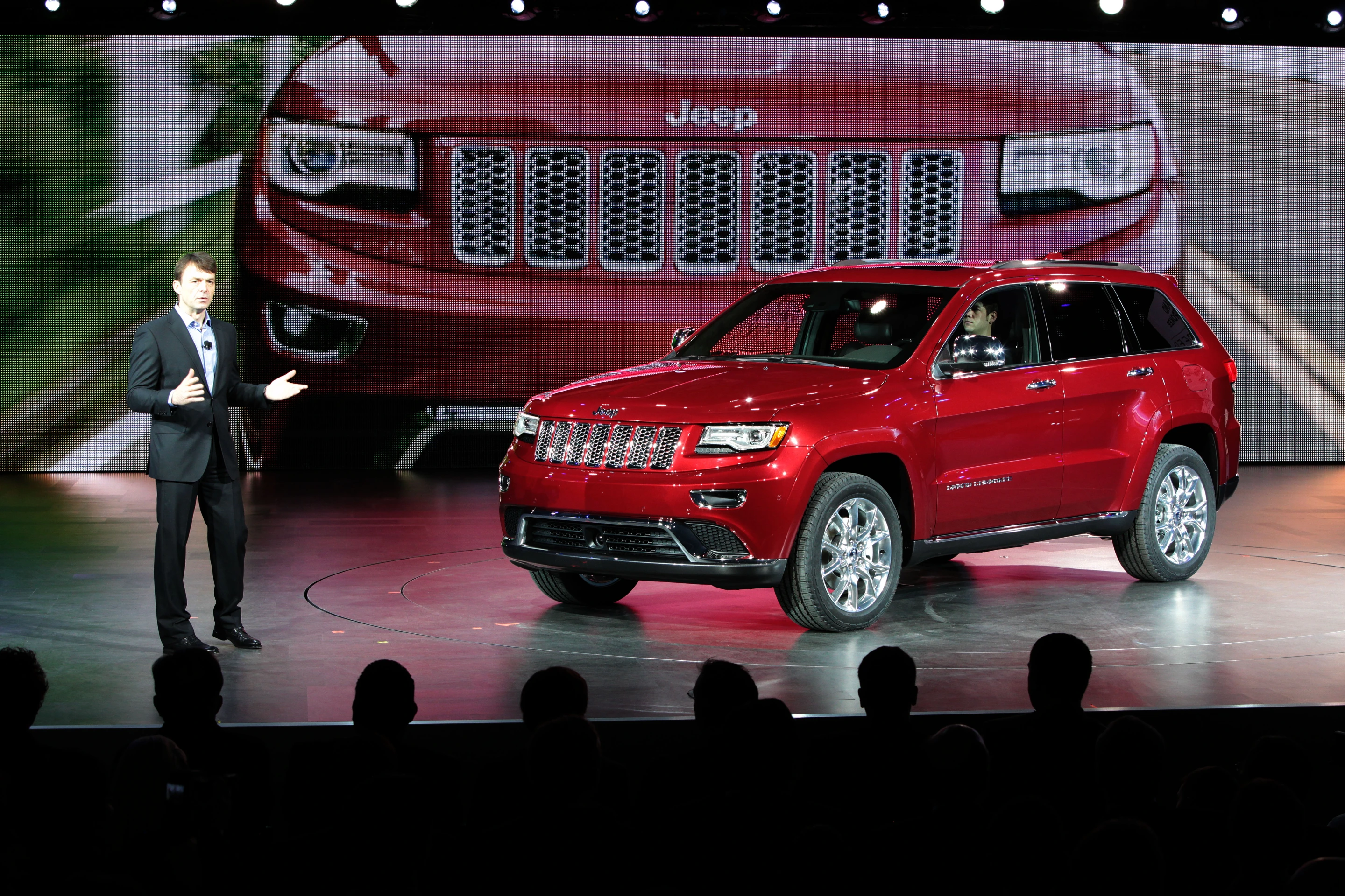 Mike Manley, President and CEO – Jeep Brand, Chrysler Group LLC, unveiled the 2014 Jeep Grand Cherokee at the North American International Auto Show