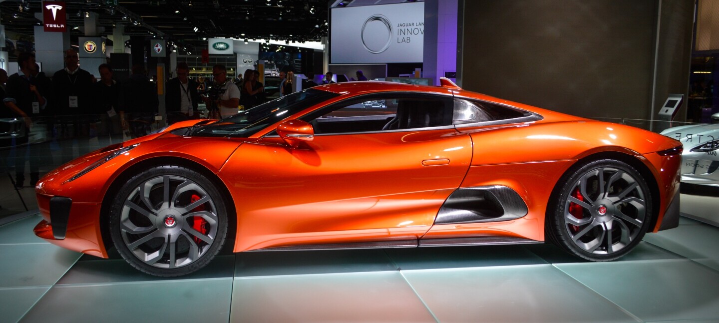 Jaguar's C-X75 movie car was prepared by JLR Special Vehicle Operations and Williams Advanced Engineering