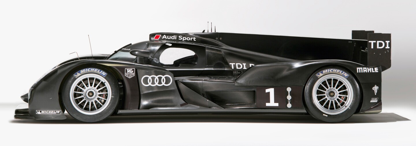 The new Audi R18 LMP1 sports car