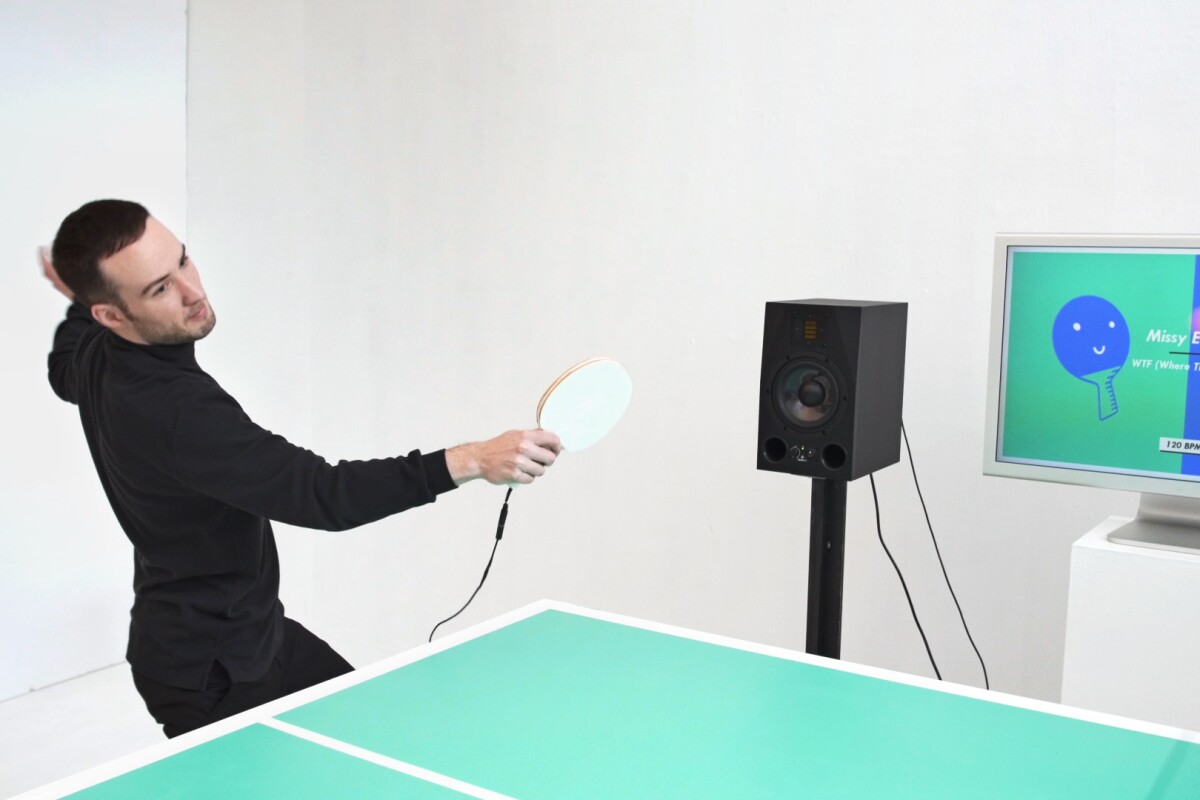 Ping pong pace sets the rhythm of the music