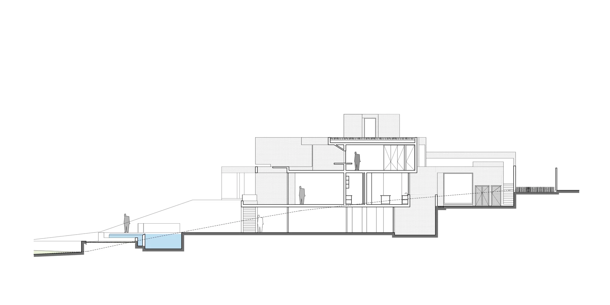 Architectural drawing of House RP (Image: Gonzalo Mardones Viviani)