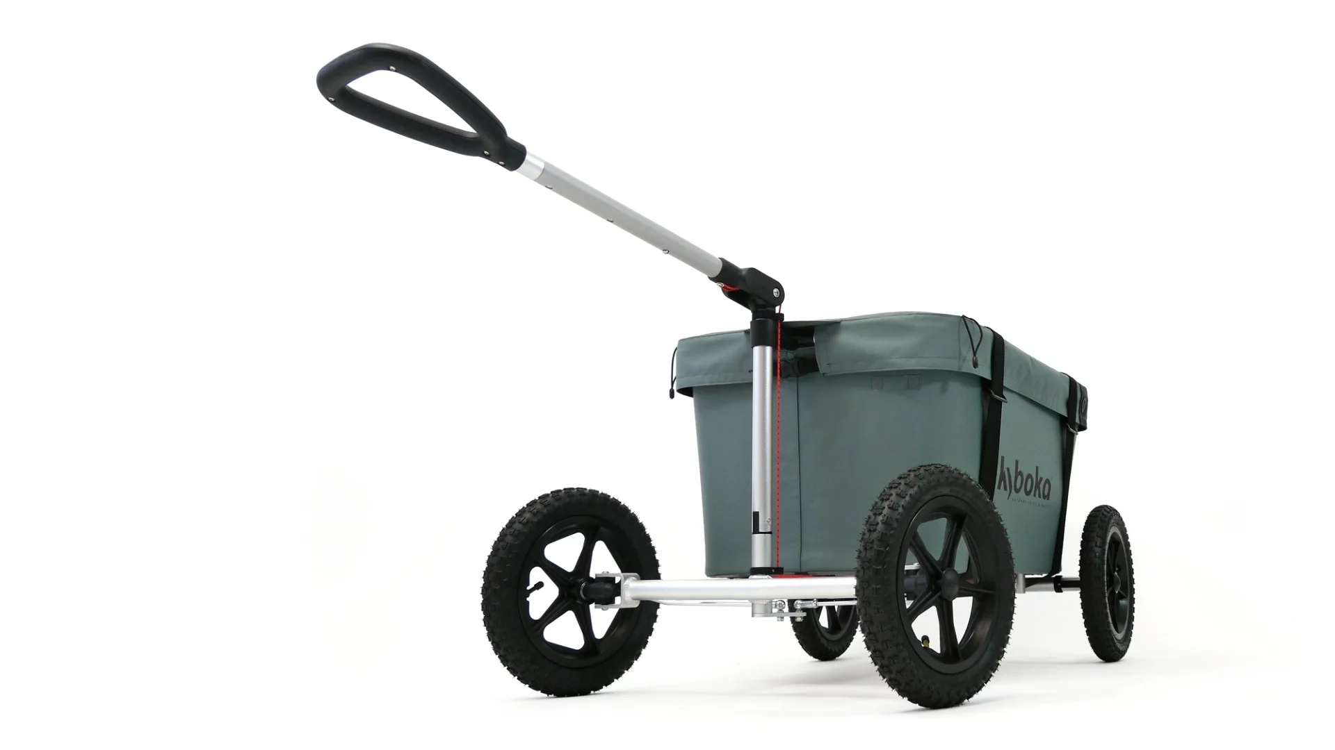 The Kyboka transports gear and packs down to travel with ease