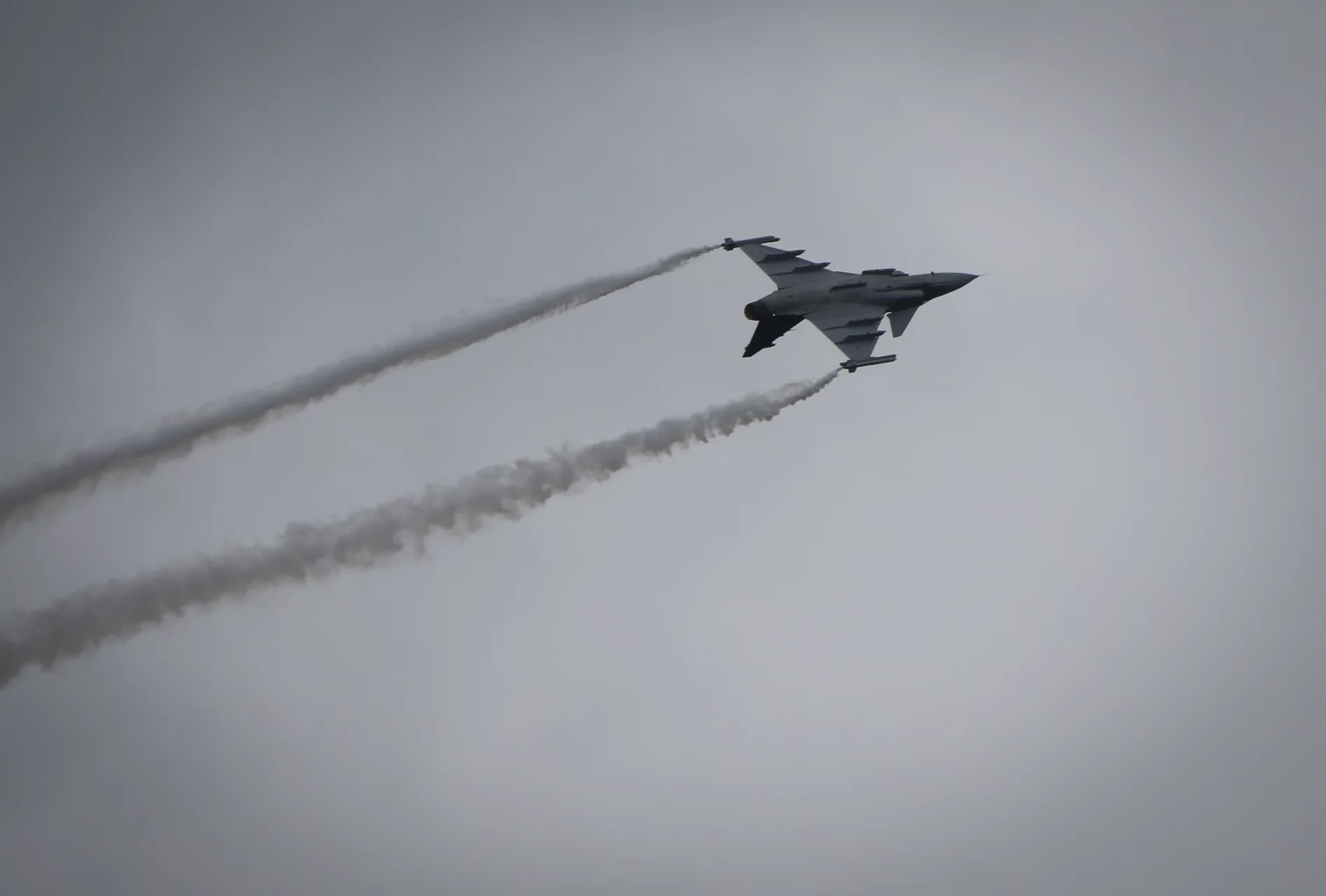 The Saab Gripen on fine form (Photo: Gizmag)