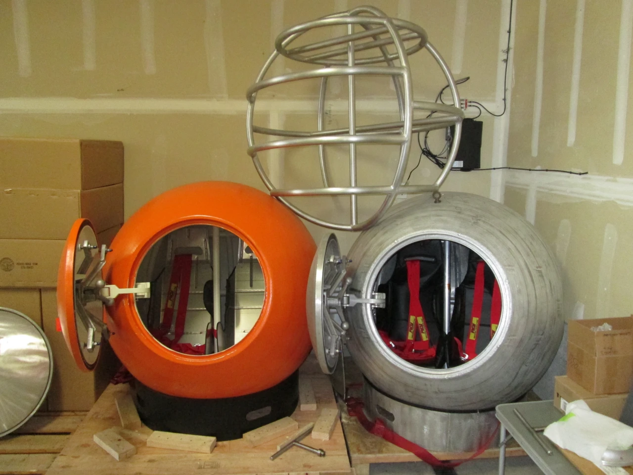 The Survival Capsule prototypes