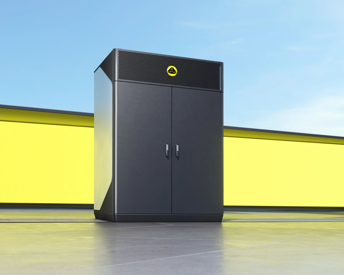 Lotus' Power Cabinet supports outputs up to 480 kW