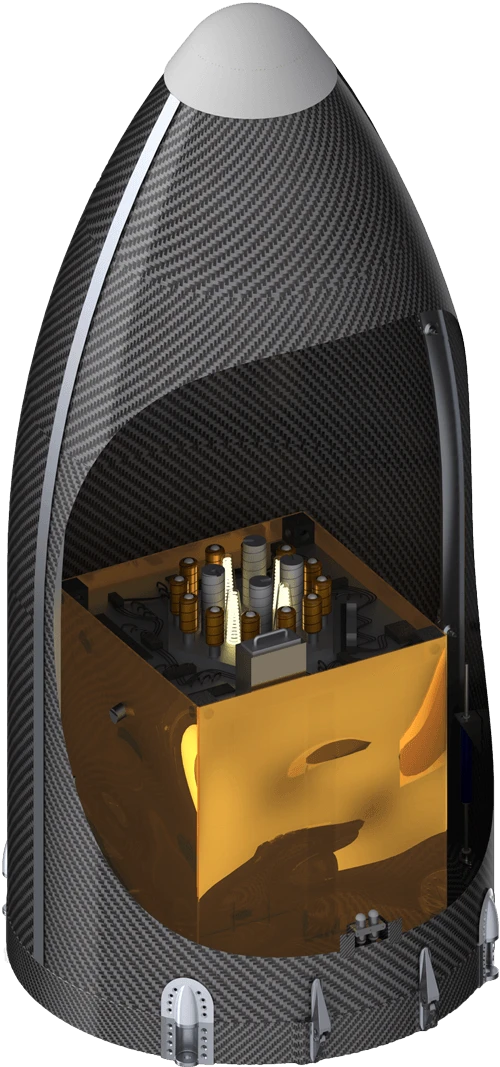 Electron launch system payload bay