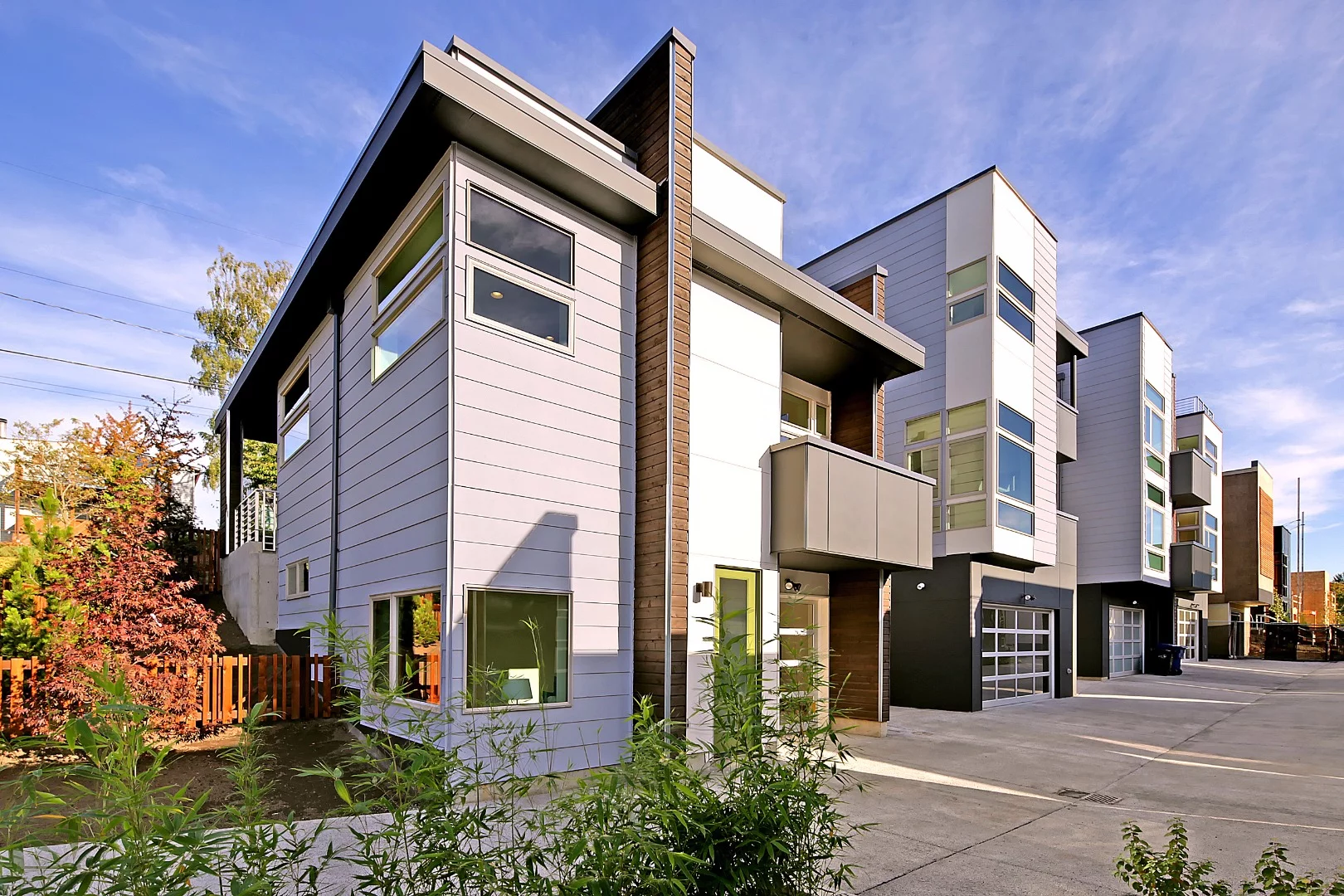 The houses all feature tankless water heaters and heat recovery ventilation systems