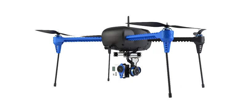 The Iris+ quadcopter can follow a paired GPS-equipped Android device