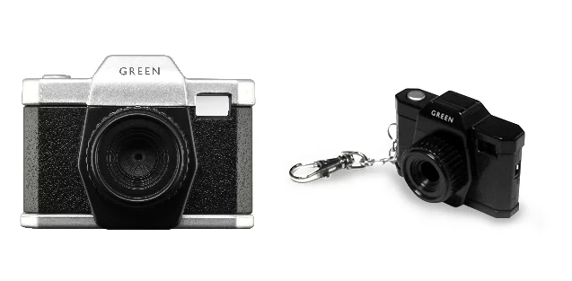The tiny 0.3MP Mini Digi camera fits on your keyring