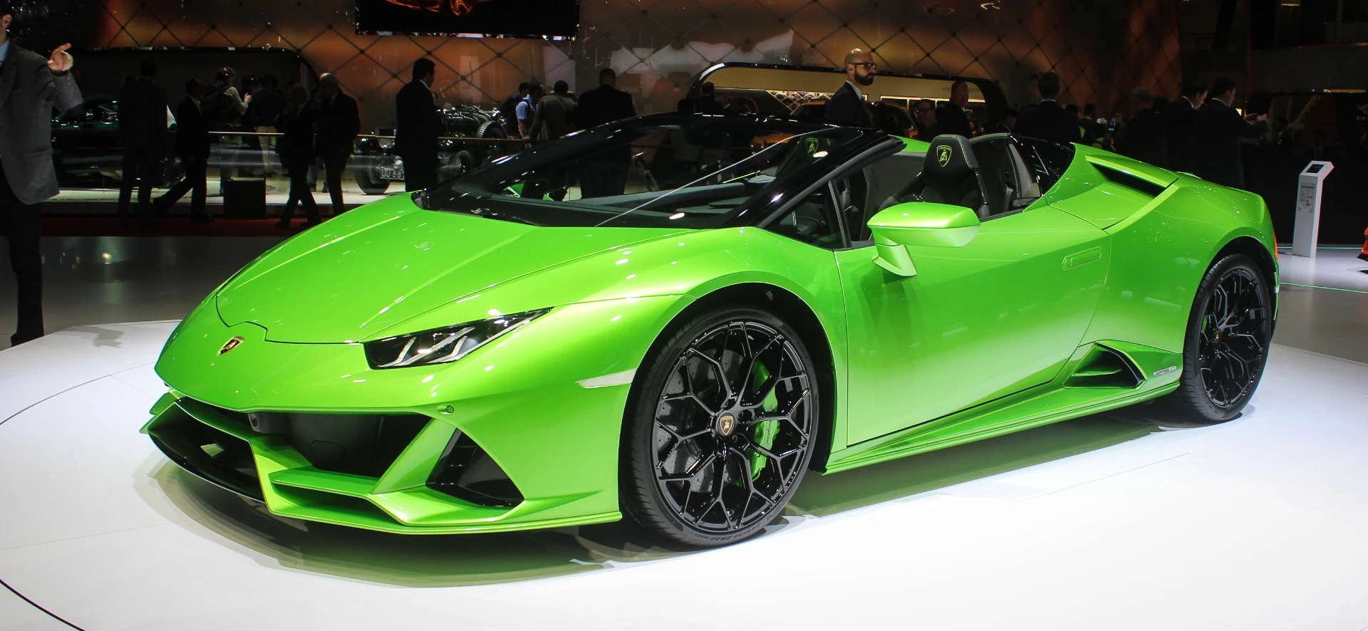 The 640-hp Lamborghini Huracan Evo Spyder