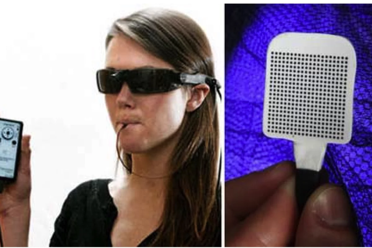 The BrainPort device helps the blind to 'see' through their tongues