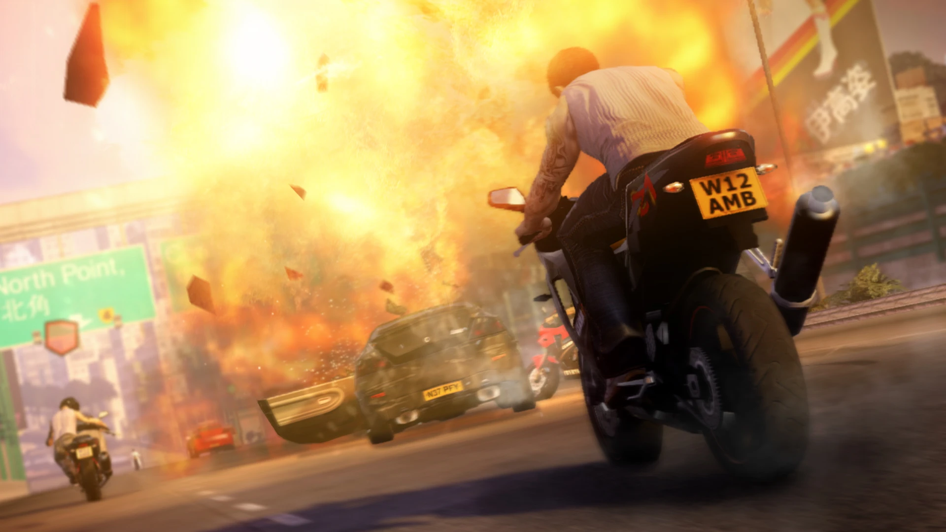 Your motorbike is huge fun to ride