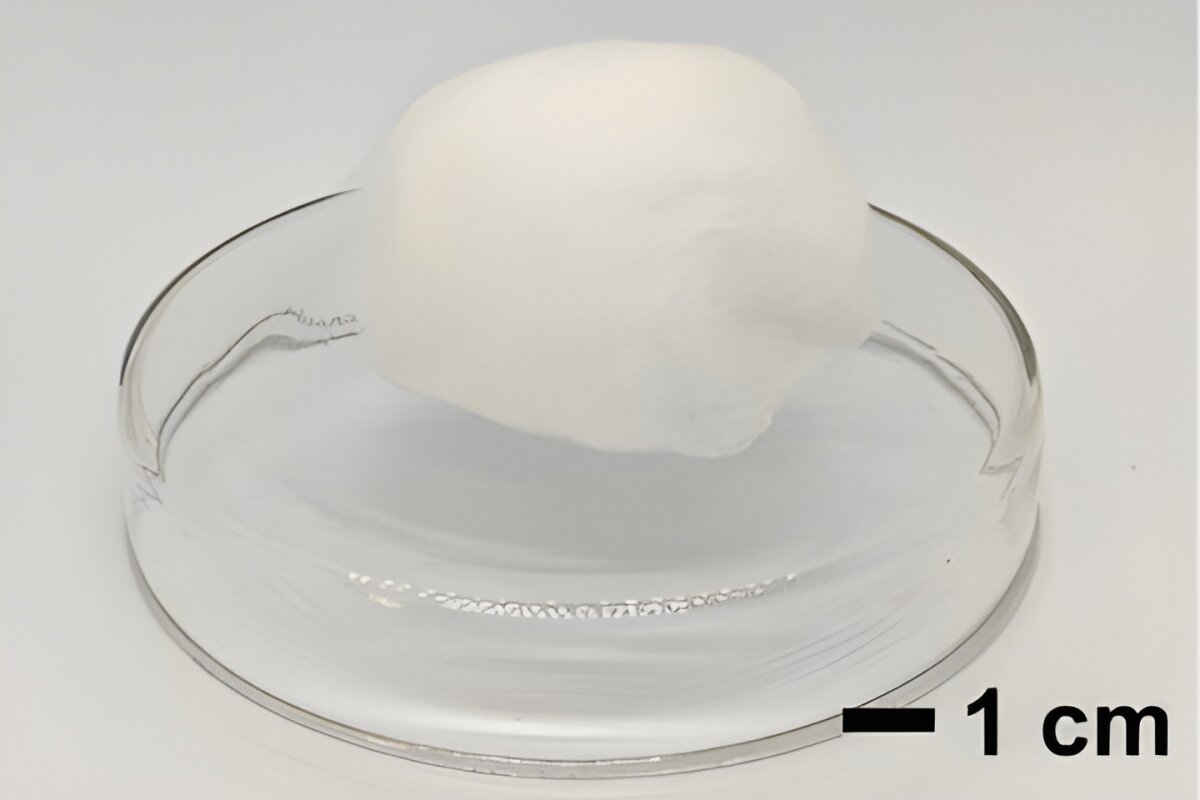 Cotton-like fluffy fabric stores and releases heat while repelling moisture
