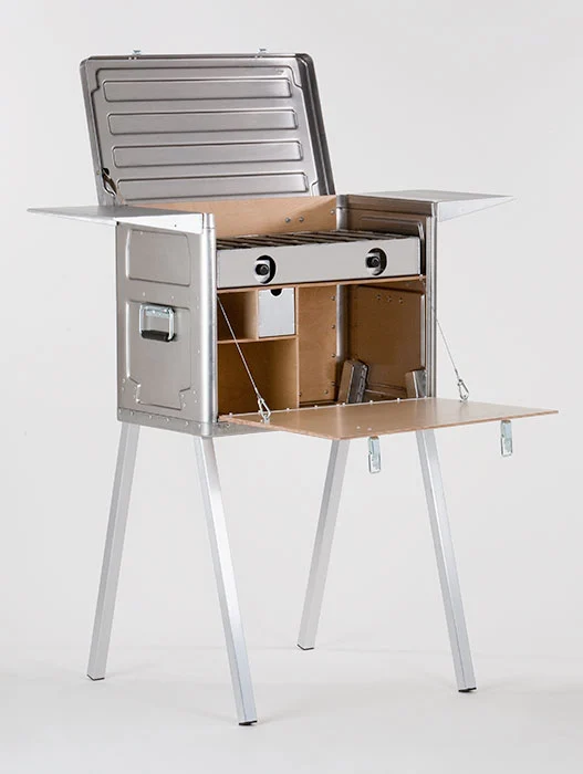 The Field Kitchen is a single unit that combines much of what is needed for cooking on camping trips (Photo: Kanz Outdoors)