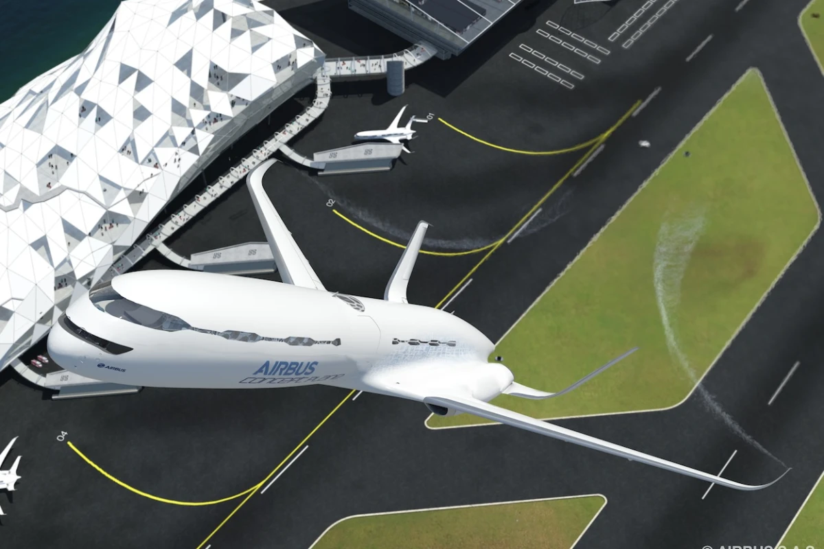 Airbus envisages future passenger aircraft taking off with the assistance of a catapult-like device