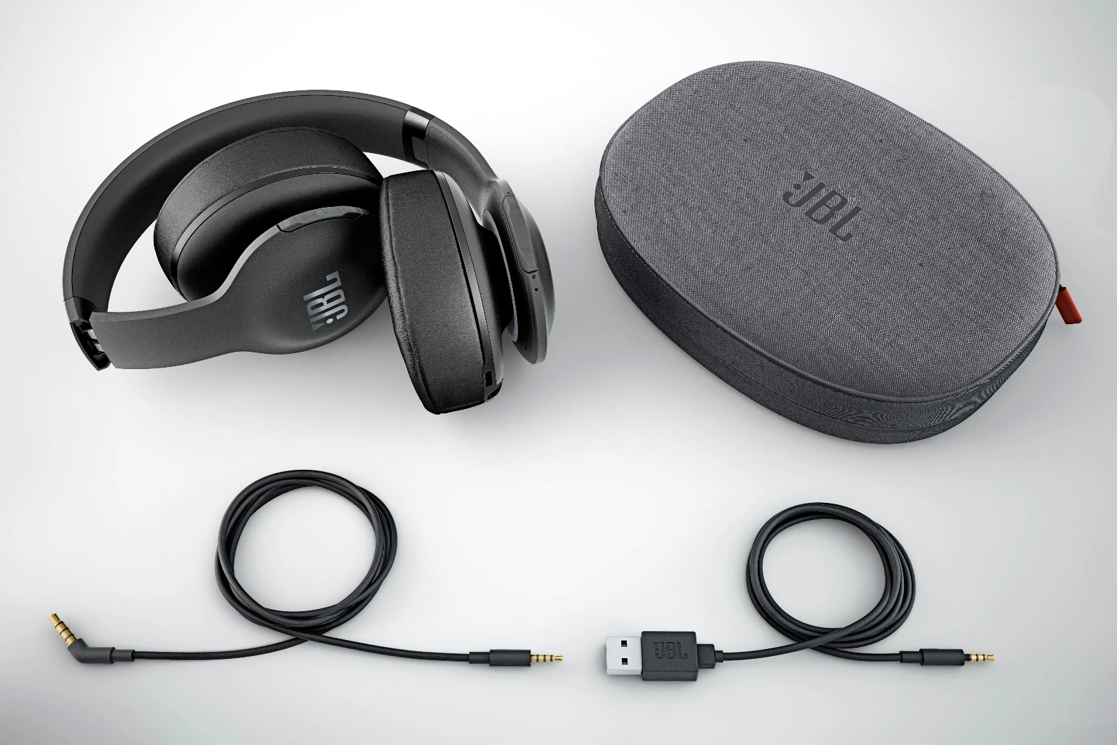 JBL Everest 700 Elite come with a carry case and accessories