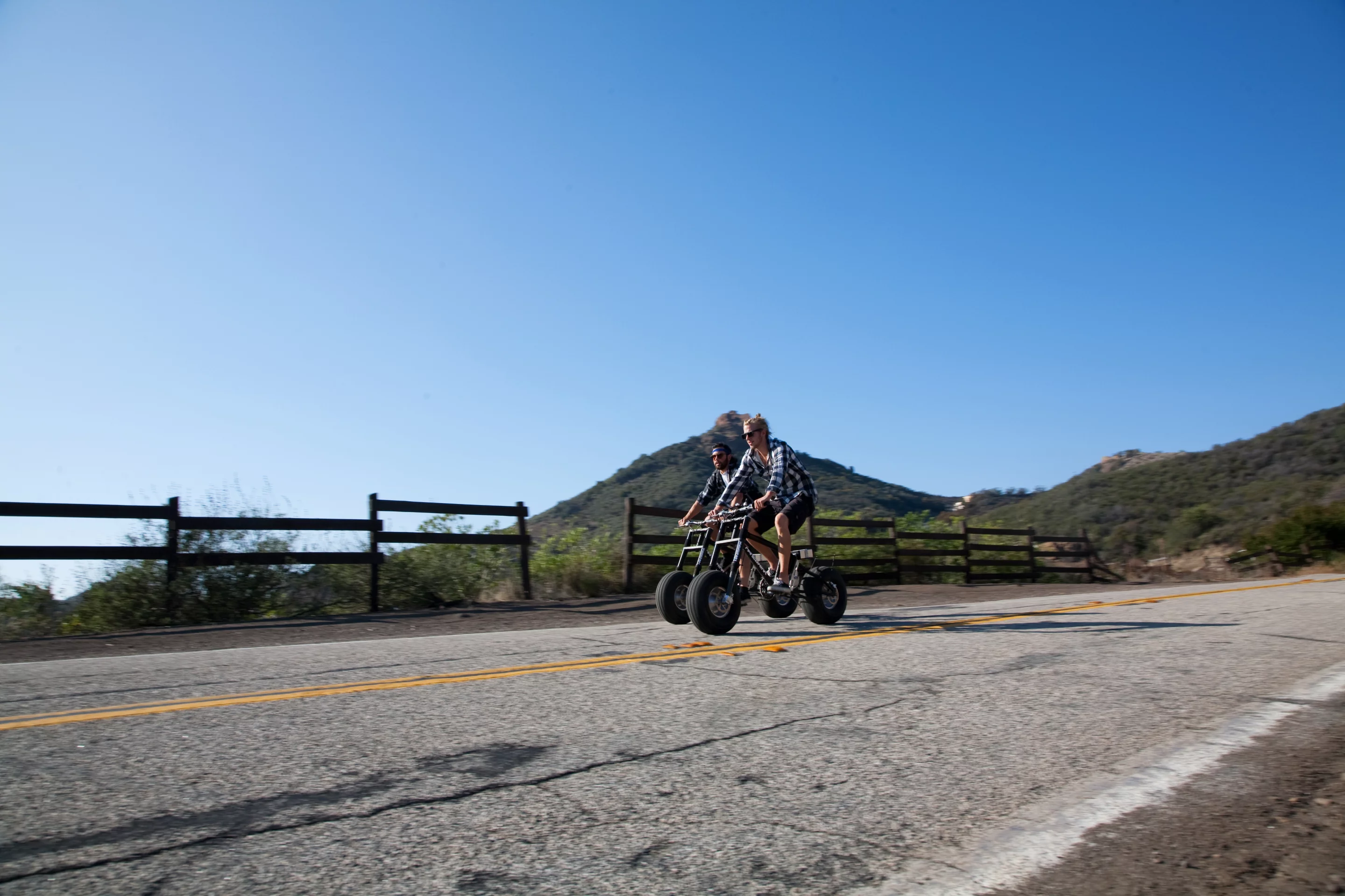 The race is on - with a pair of Hanebrink all-terrain vehicles