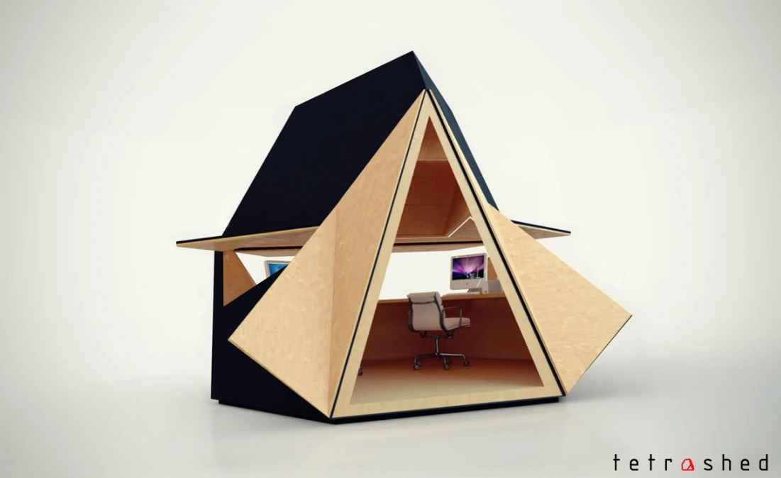 Tetra-Shed as yard office (Photo: Tetra-Shed)
