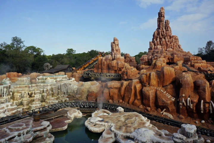 Enjoying the mild thrills of Big Thunder Mountain Railroad has been found to help in passing kidney stones
