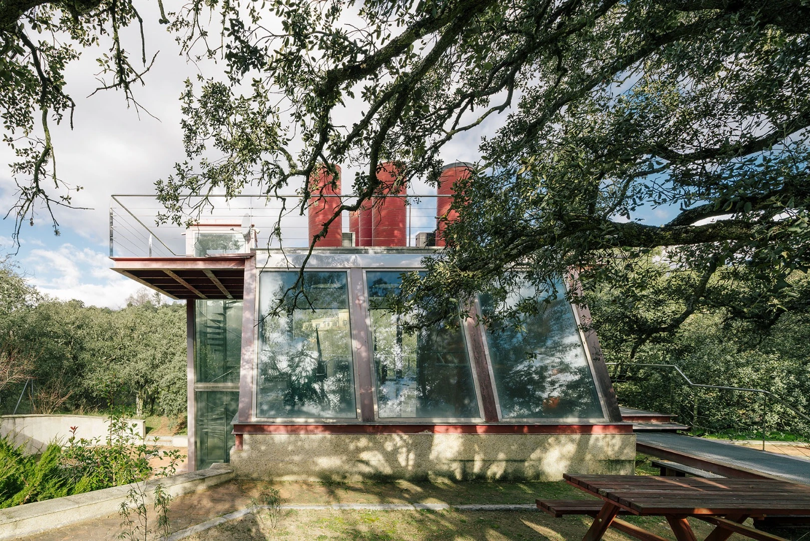 The Hidden Pavilion was designed by Penelas Architects