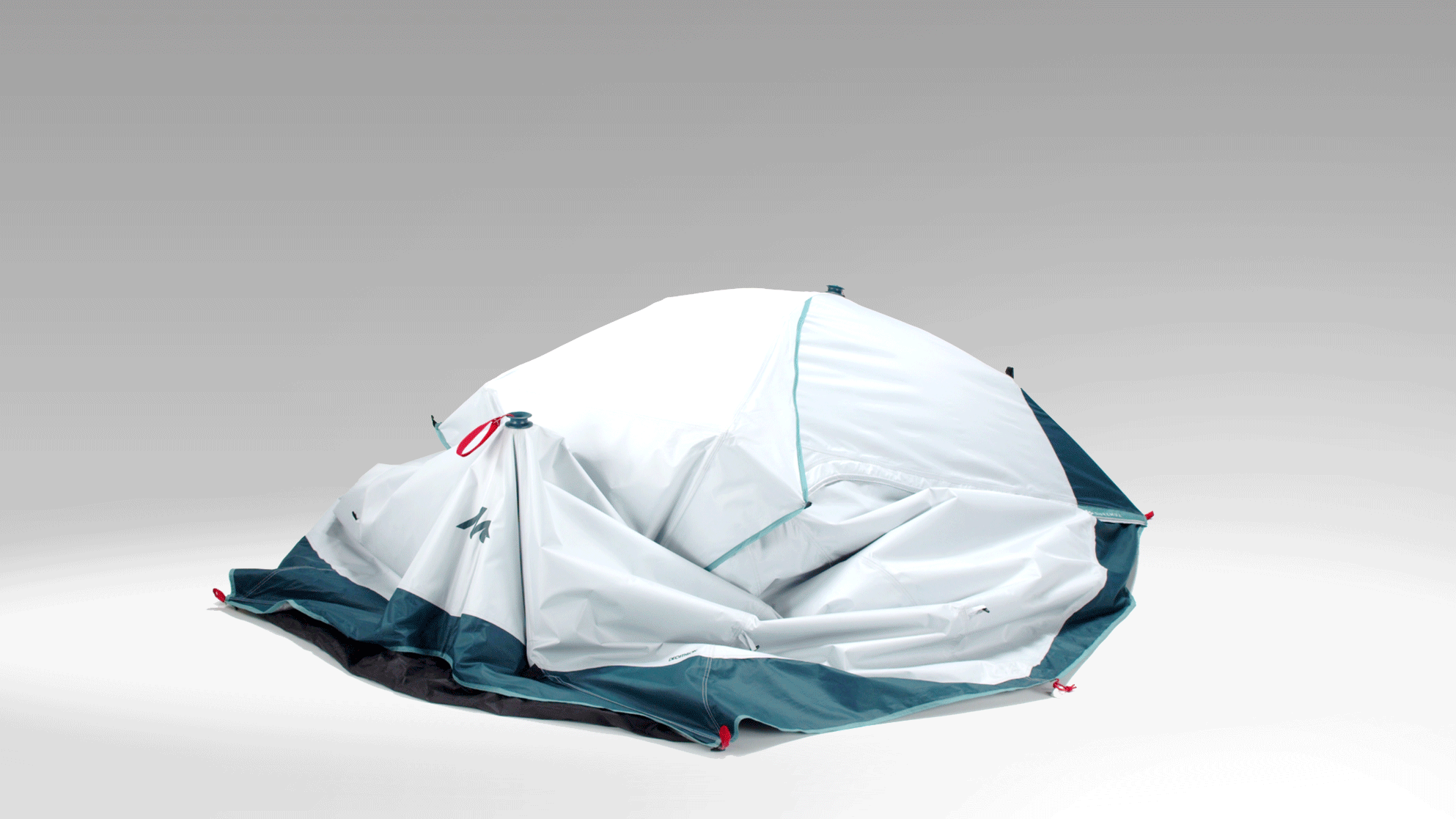 The 2 Second Easy tent series is designed for super-simple breakdown at the push of two buttons