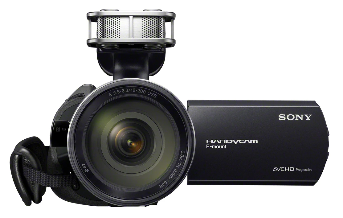 The Sony NEX-VG20 interchangeable lens camcorder