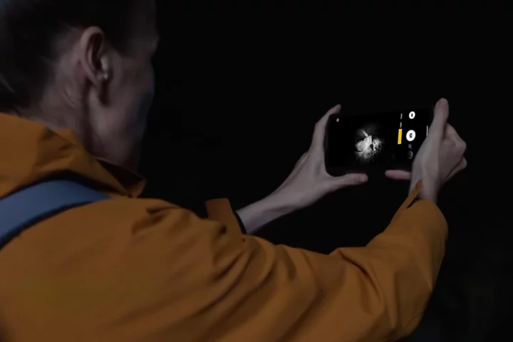 The Fossibot F113 is claimed to be "the world's first rugged smartphone equipped with a 50m range infrared (IR) night vision camera"