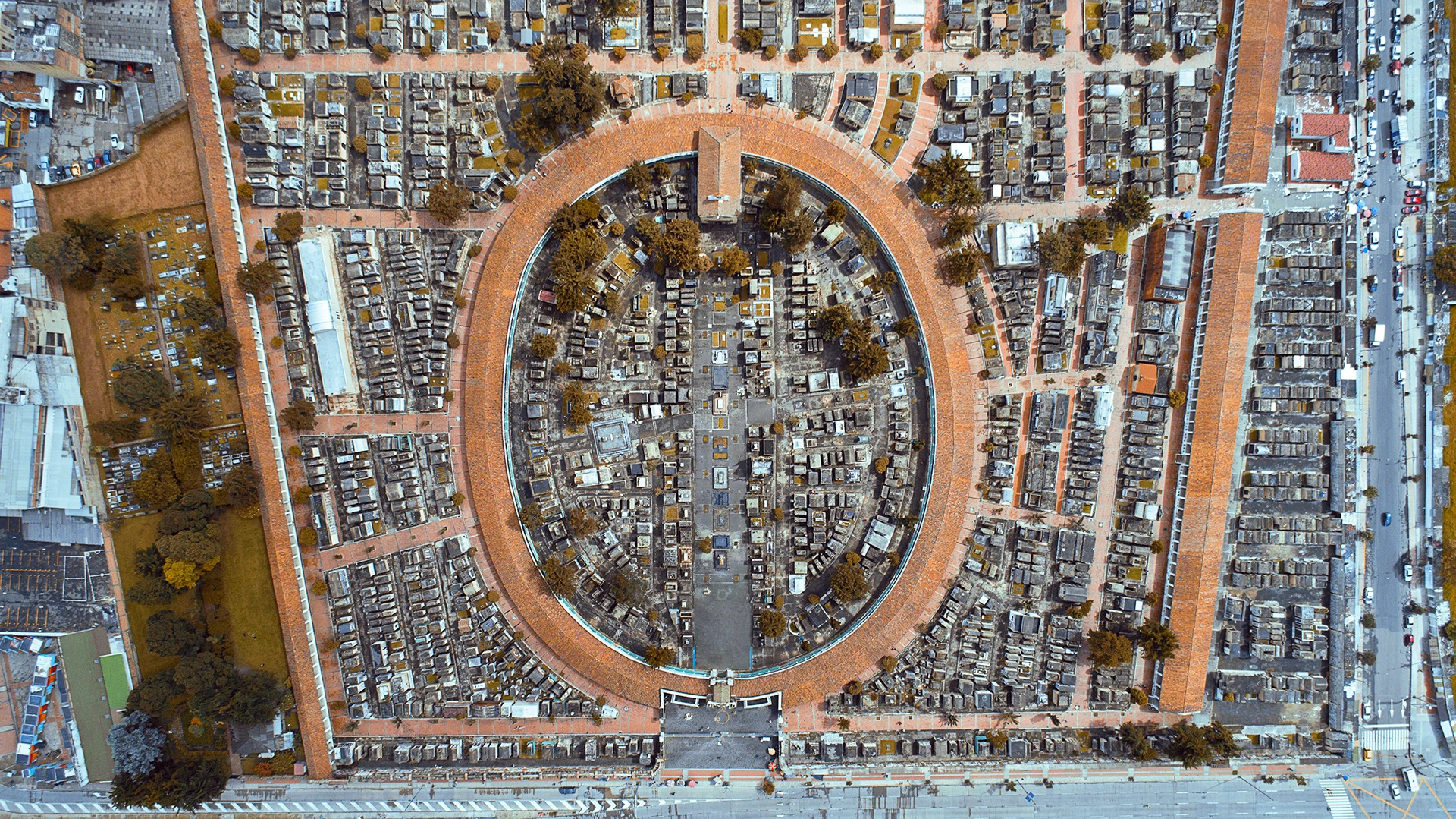 Volume 3 of an ongoing series called Aerial Facades from Camilo Monzón Navas in Colombia (Credit: MonzoonPhoto Behance CC BY-NC-ND 4.0)