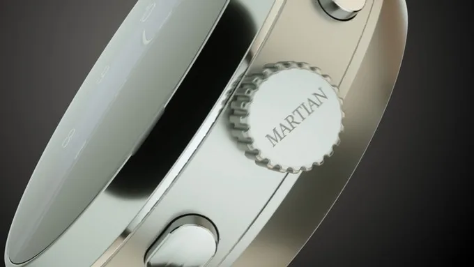 A scroll wheel on the side for display navigation