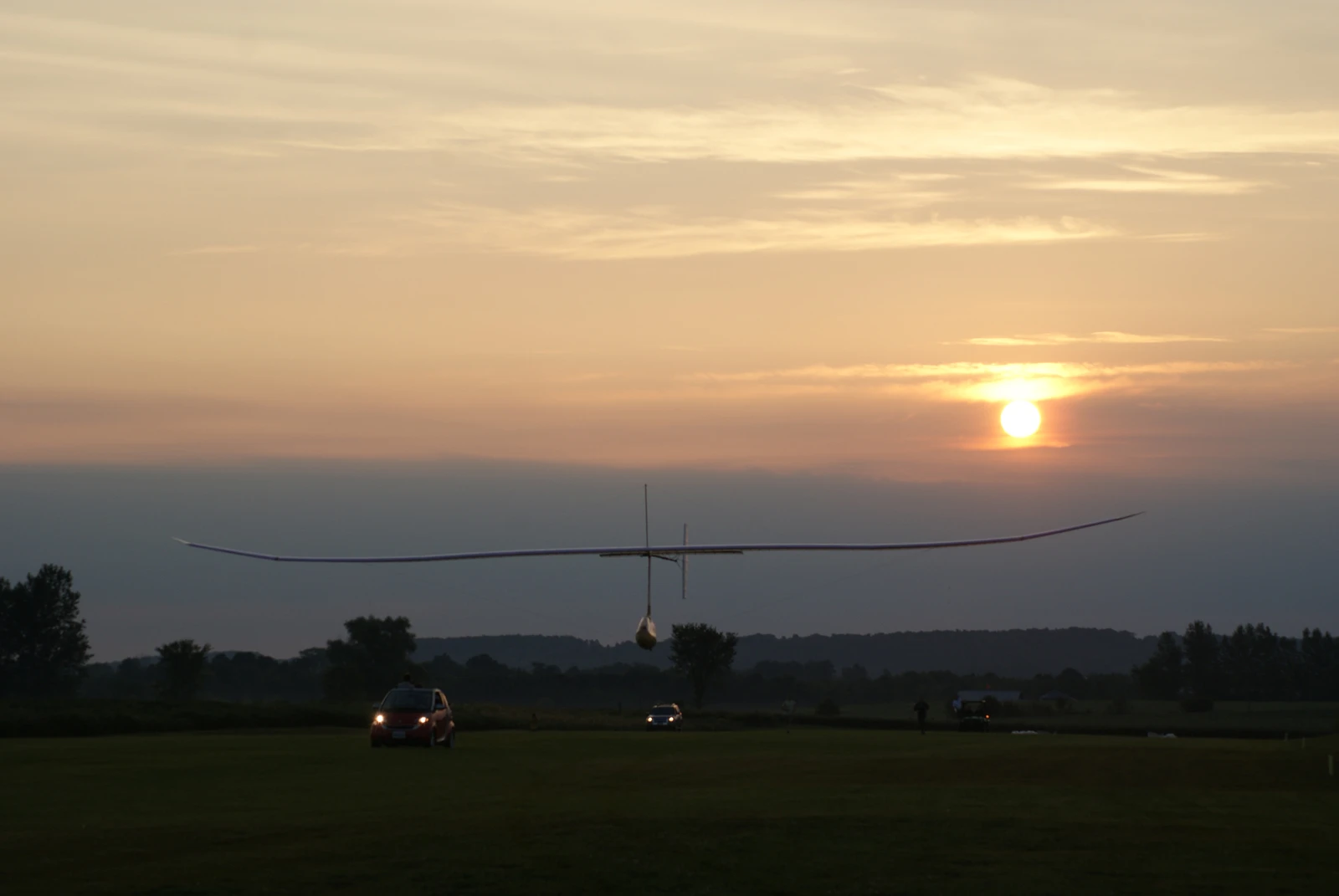 The Snowbird on its record-breaking flight