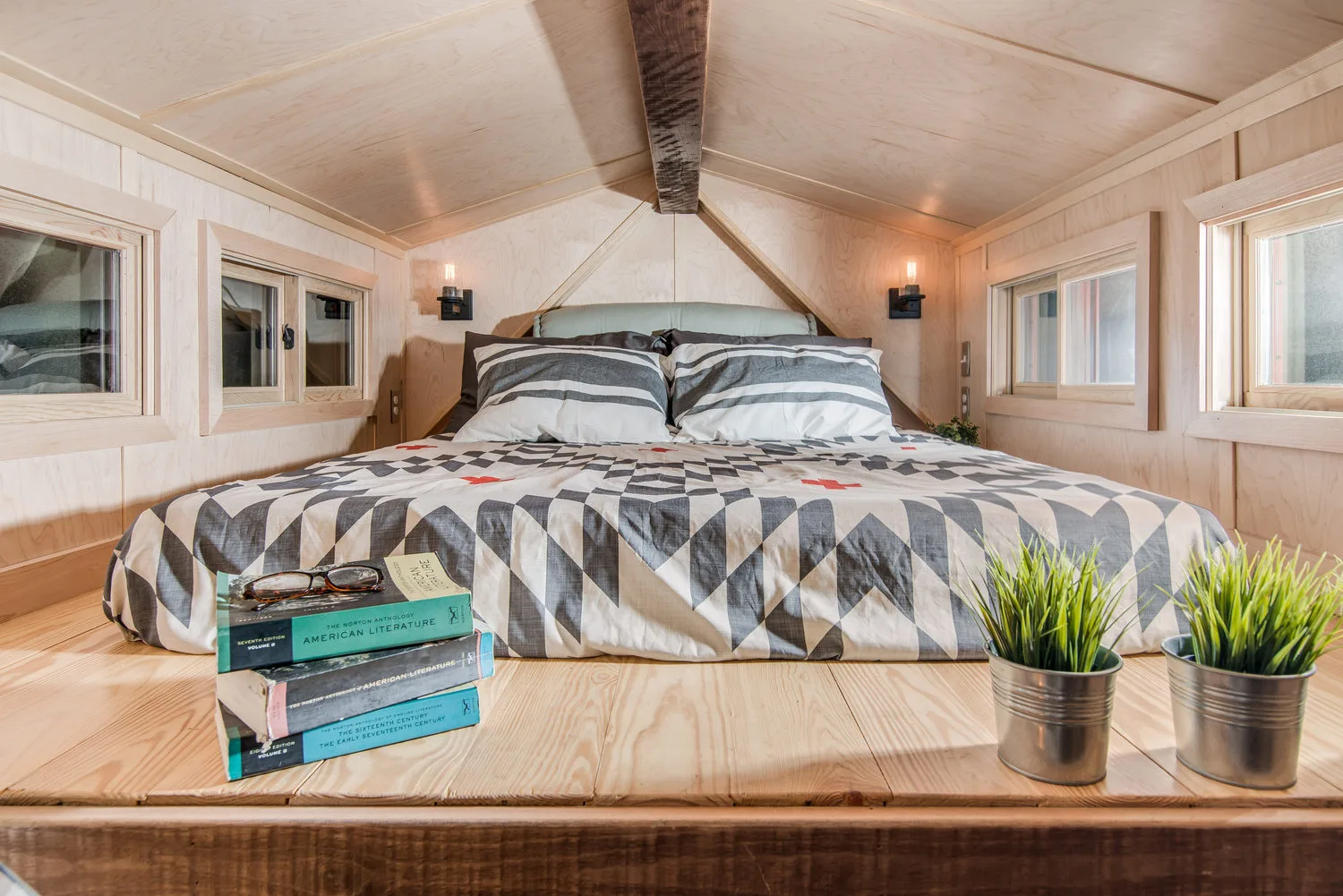 The sleeping loft