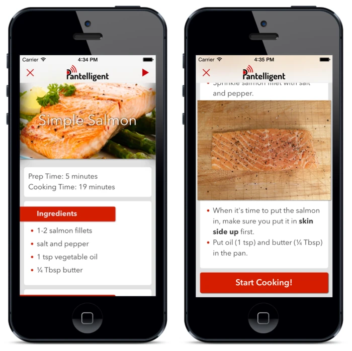 The Pantelligent app