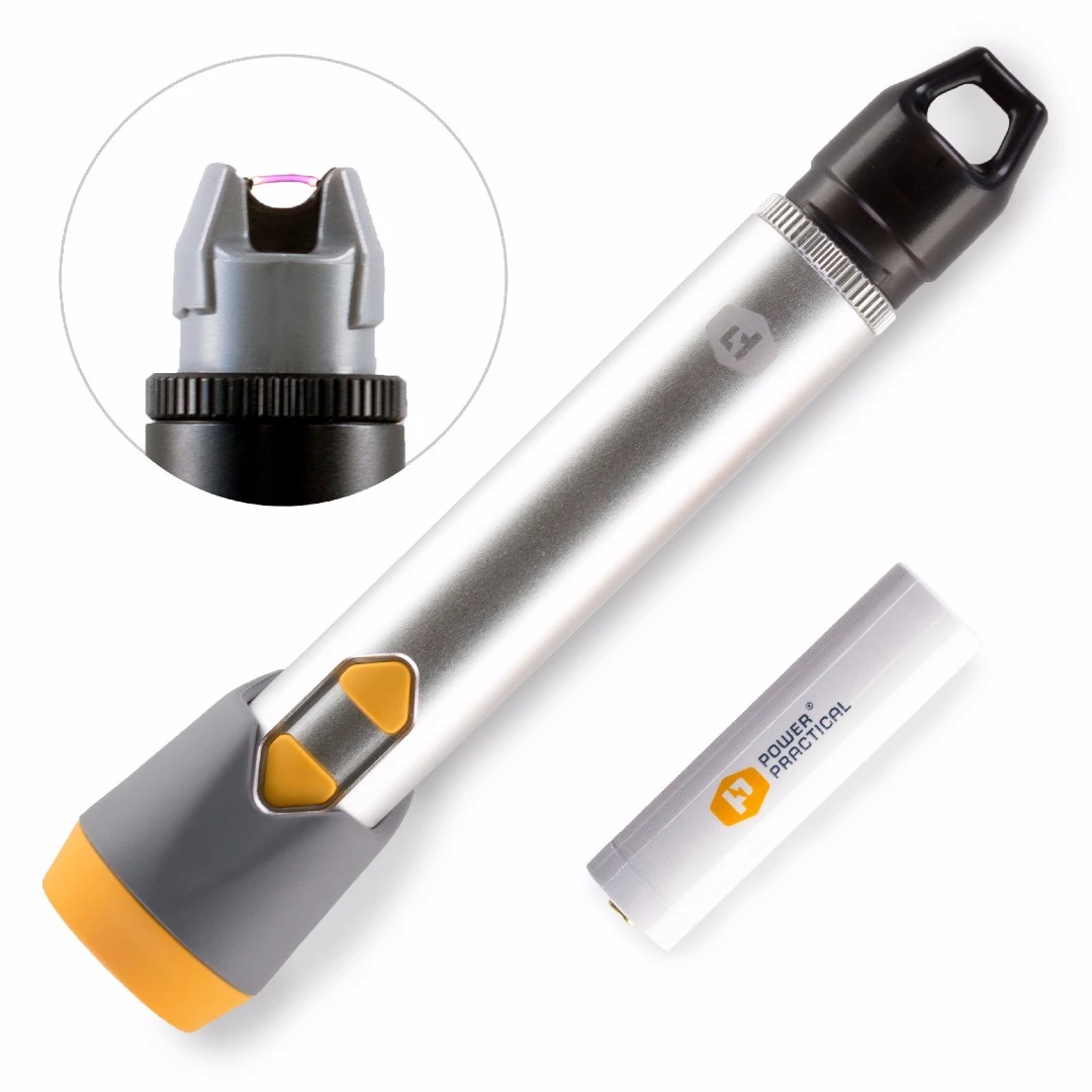 Power Practical's Sparkr works as a flashlight, battery-powered plasma lighter and small lantern