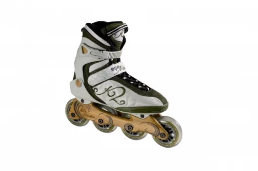 Unlike other manufacturers, K2 offer skates especially made to fit the unique curves of a female foot - such as this eco-friendly Maia skate