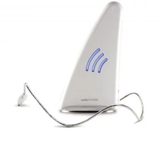 radio SHARK adds an AM/FM radio to any Personal Computer and can record any AM or FM radio broadcast in real time.