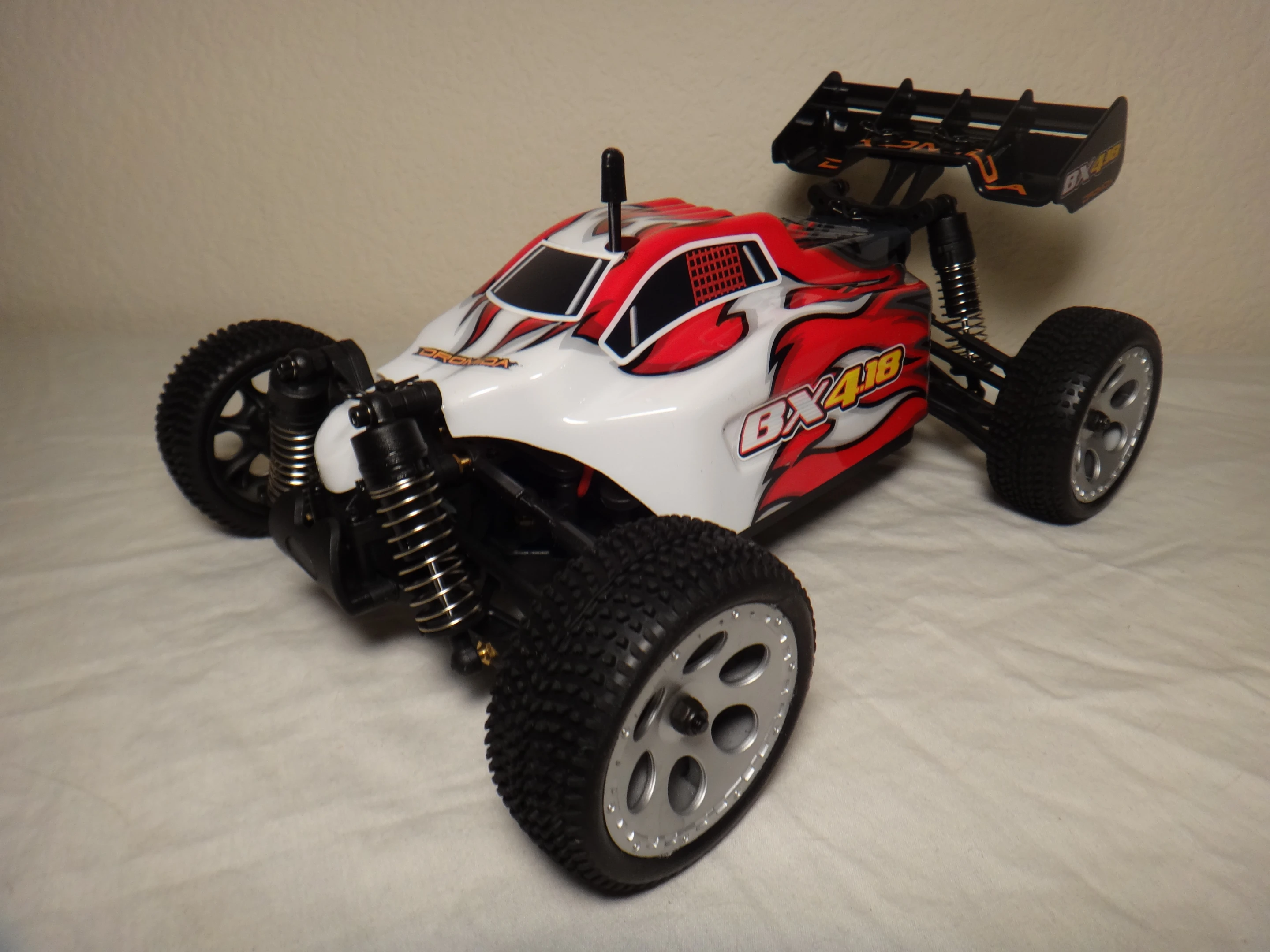 The buggy model rides a little lower to the ground than the others