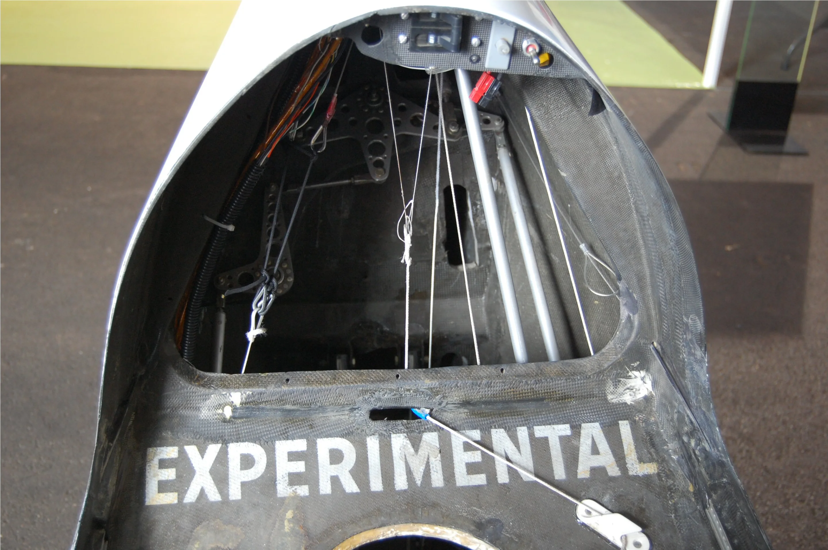 The rear of Sunseeker II's cockpit
