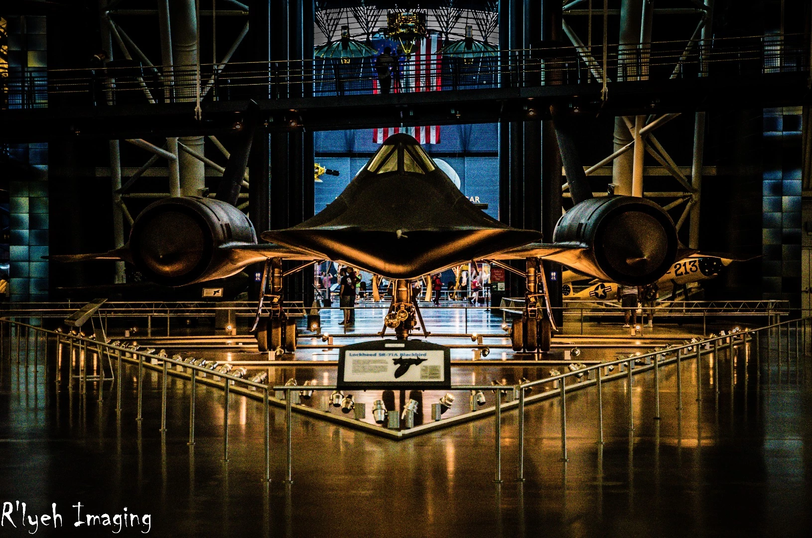 Lockheed Martin's awesome SR-71 Blackbird, the fastest, highest and most extreme aircraft ever flown by man. Pictured here at the National Air and Space Museum, Washington, DC.