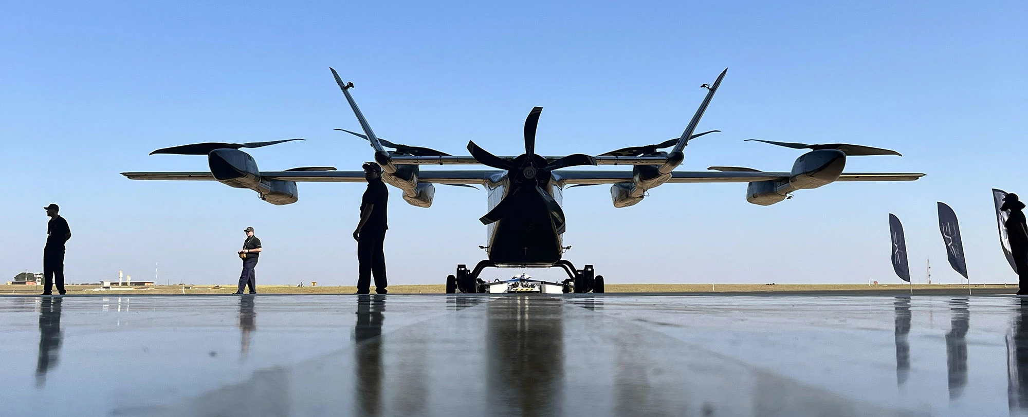 The prototype Eve Air Mobility unveiled