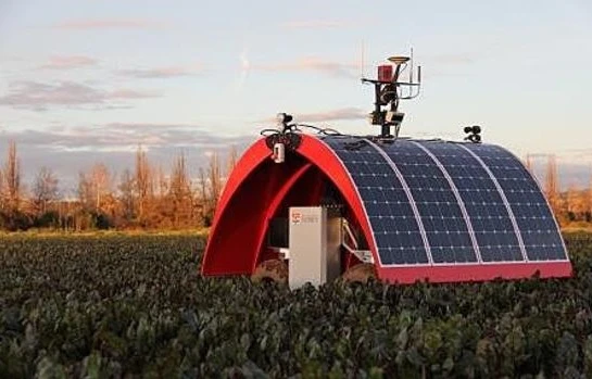"Ladybird" is an autonomous farm robot capable of conducting mobile monitoring of a variety of different crops